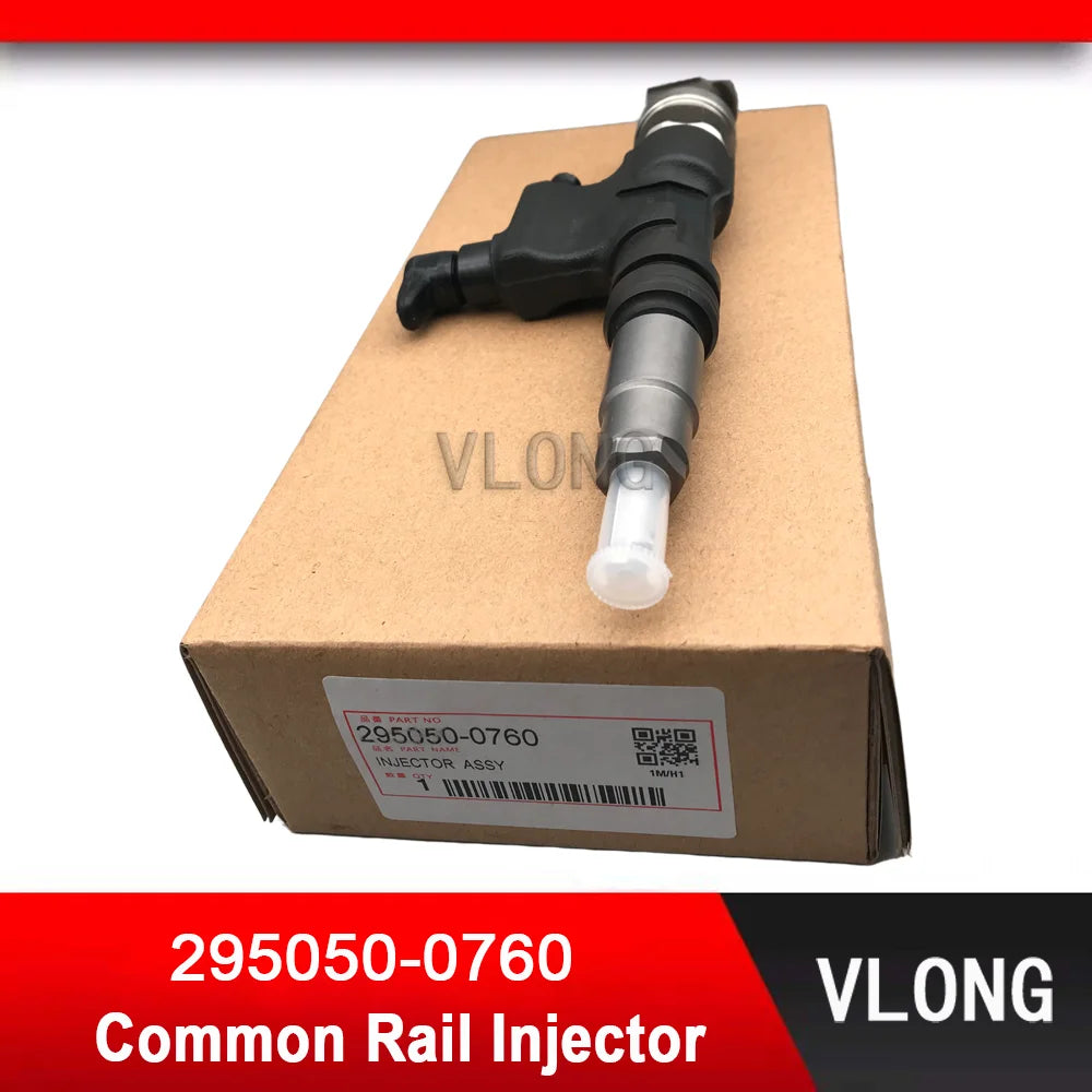 295050-0760 Common Rail Injector For HINO N04C Truck Dutro 300 Series Diesel Fuel Injector 23670-E9260 295050-3330 23670-E0380