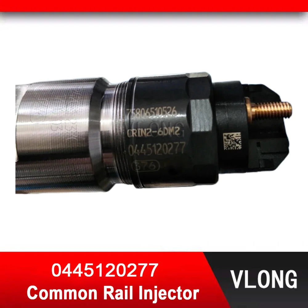 1PCS Genuine New Common Rail Diesel Engine FAW J5 J6 CA6DM2 Fuel Injector 1112010-M10-0000 1112010M100000 0445120277 0445120397