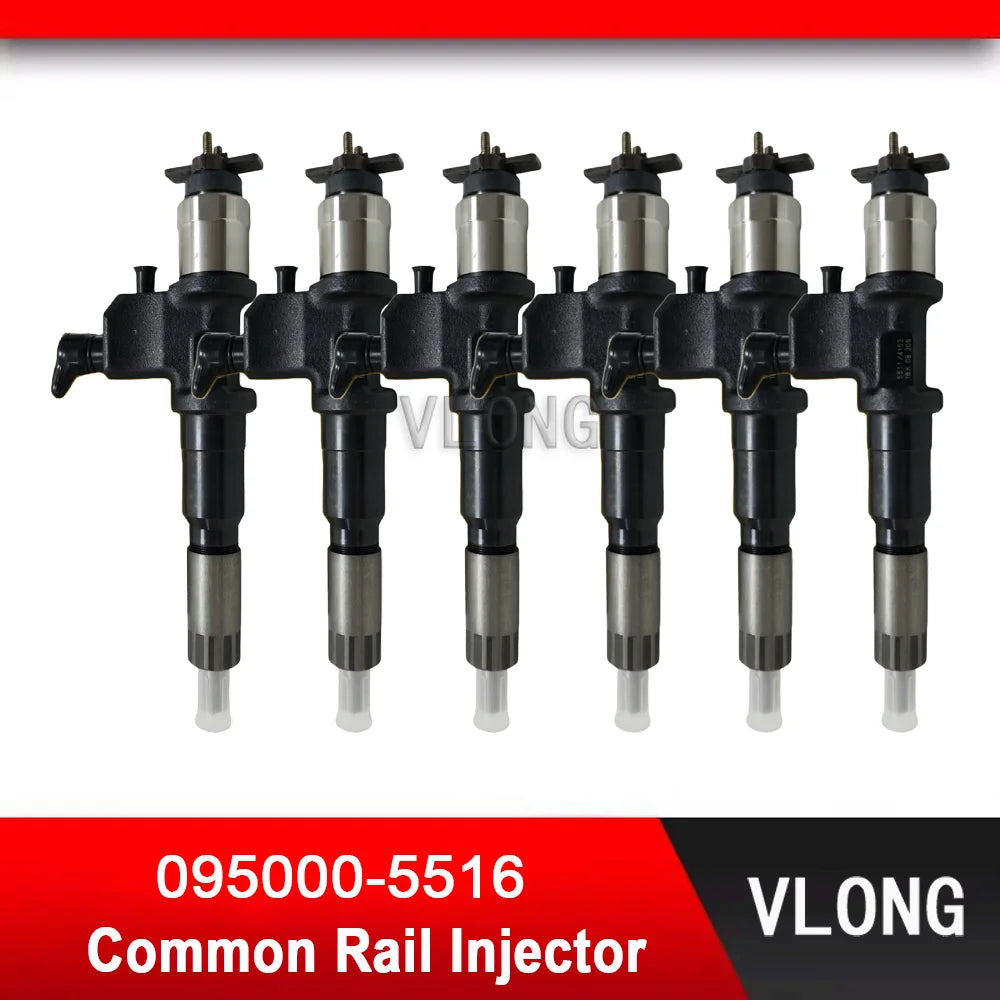 095000-5516 NEW COMMON REAL FUEL INJECTOR FOR GIGA BUS ISUZU 6WG1 6WF1 6UZ1 DIESEL ENGINE 095000-4157 8-97603415-0 8-97603415-7