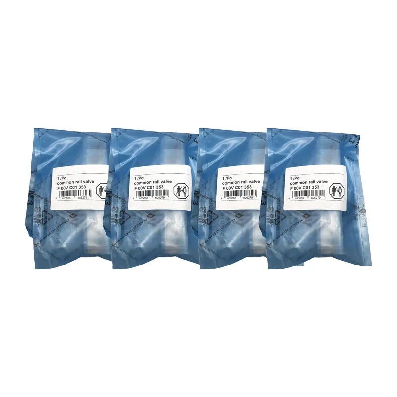 4PCS F00VC01353 Common Rail Valve Set For RENAULT OPEL 2.5 Fuel Injector 93189952 0445110265 0445110807 0445110808 0986435275