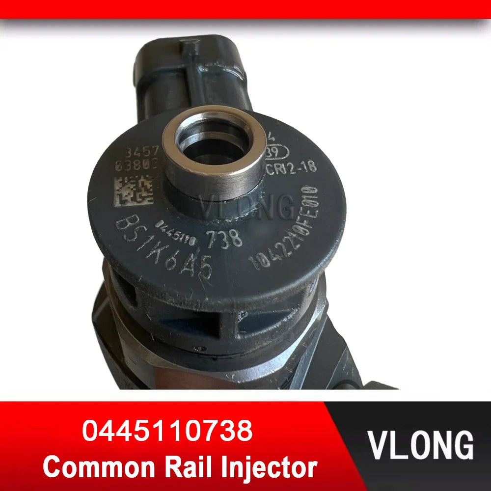 0445110738 Genuine New Common Rail Diesel Fuel Injector Assy For JAC Truck 1PCS Injector 0445110737 1042200FE010 0 445 110 738