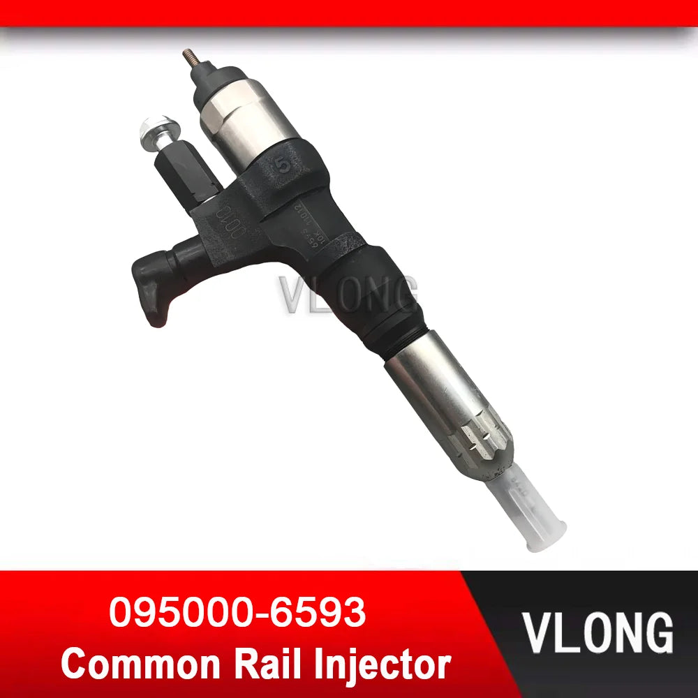 095000-6593 Excavator EFI Common Rail Injector For Kobelco SK300-8 SK330-8 SK350-8 Hino J08E Injector 23670-E0010 095000-6591