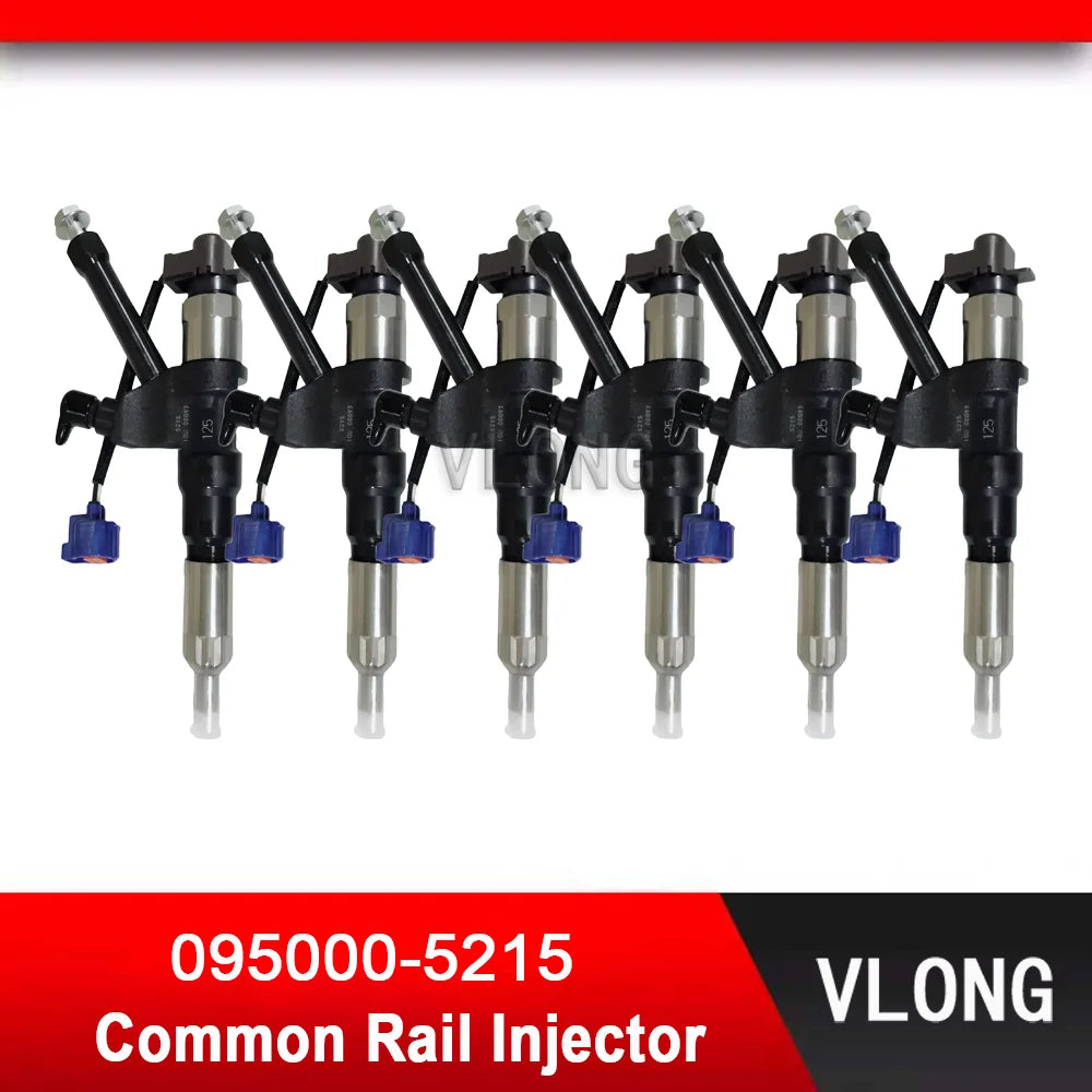 095000-5215 New Fuel Injector For Kobelco SK450-8 SK480-8 HINO P11C Diesel Engine Common Rail Injector 095000-5214 23670-E0351