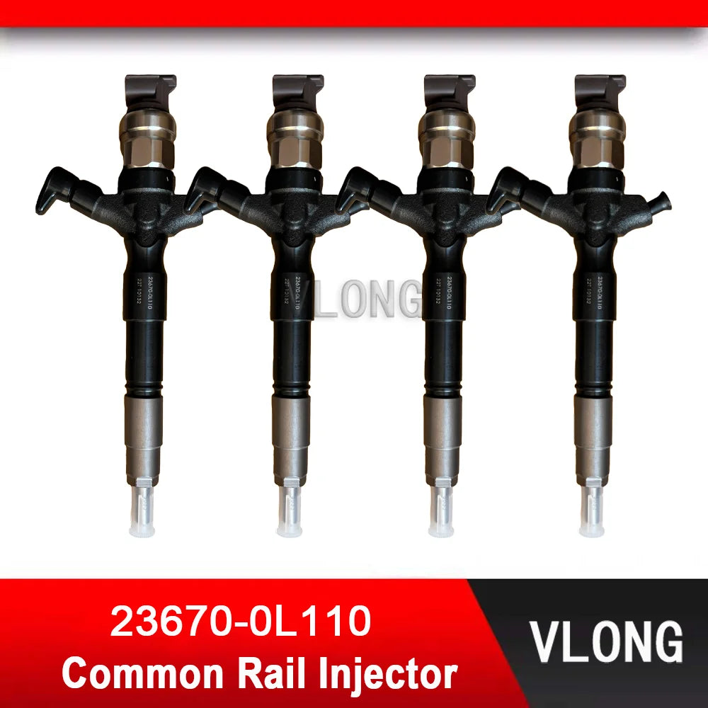 23670-0L110 Pickup Common Rail Injector For TOYOTA Hilux Dyna Hiace VIGO 1KD/2KD 2.5L G3 Fuel Injector 23670-30400 295050-0460