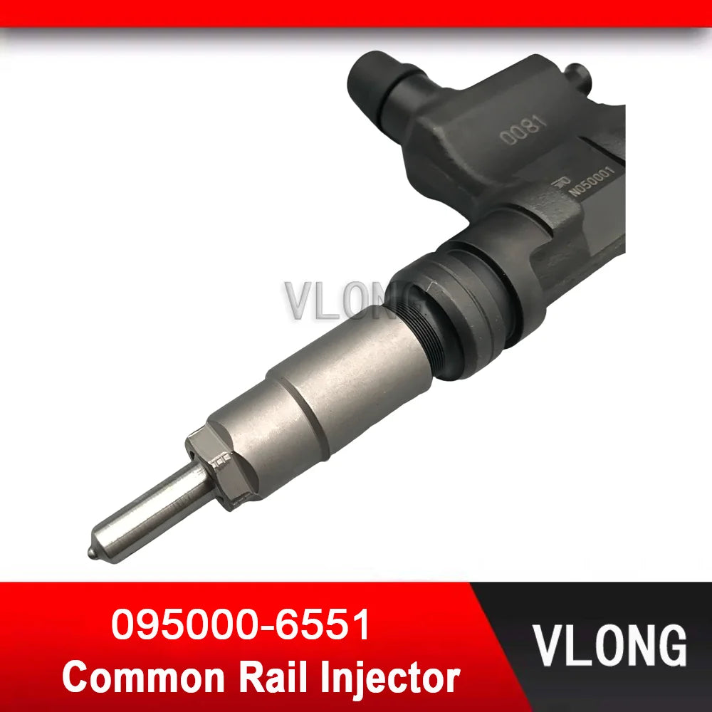 095000-6551 Light-duty Truck Fuel Injector Assy For HINO N04C-TY DUTRO 4.0D Diesel Engine 23670-E0190 23670-78140 095000-6550