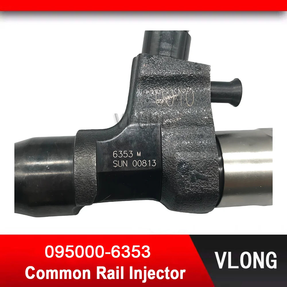 095000-6353 EFI Common Rail Injector Assy For Kobelco SK200-8 Excavator Hino J05E J06E Diesen Engine Fuel Injector 23670-E0050