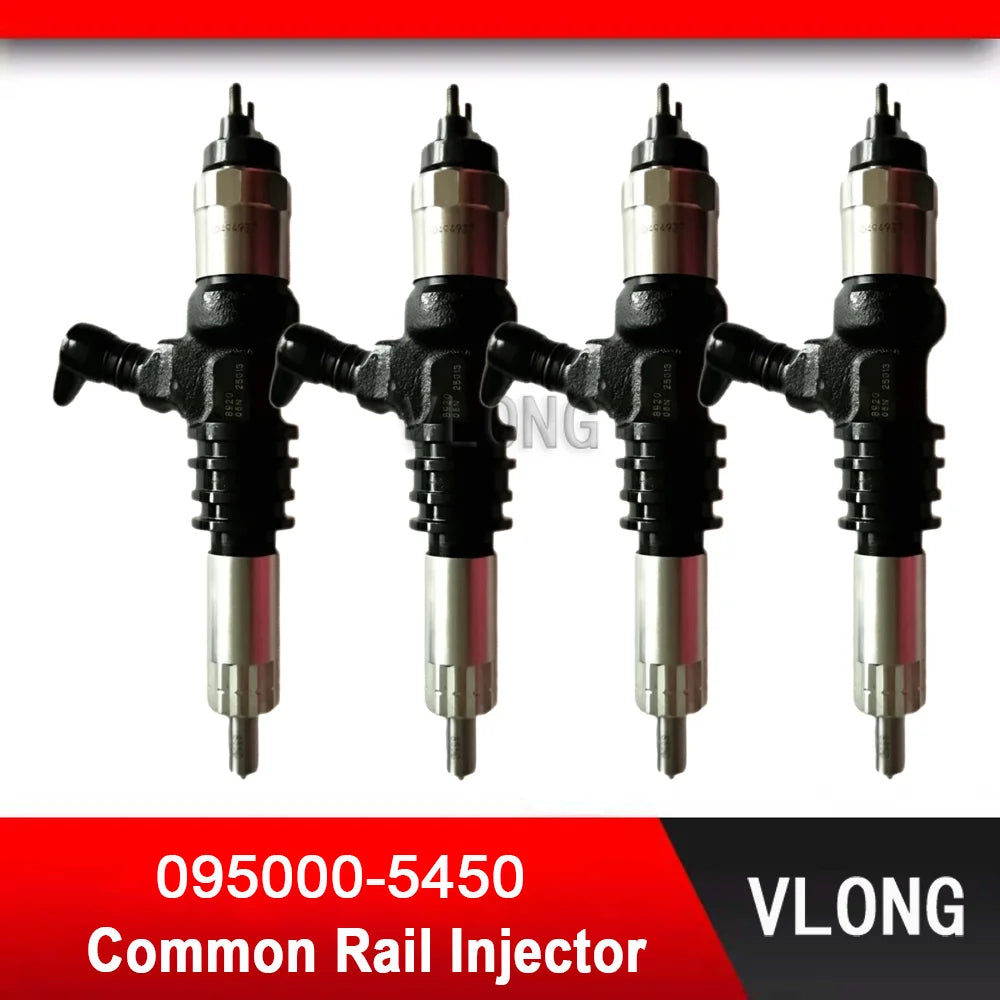 095000-5450 New Excavator Common Rail Injector For Mitsubishi Fuso Fighter 6M60 7.5L Diesel Engine EUR5 Fuel Injector ME302143