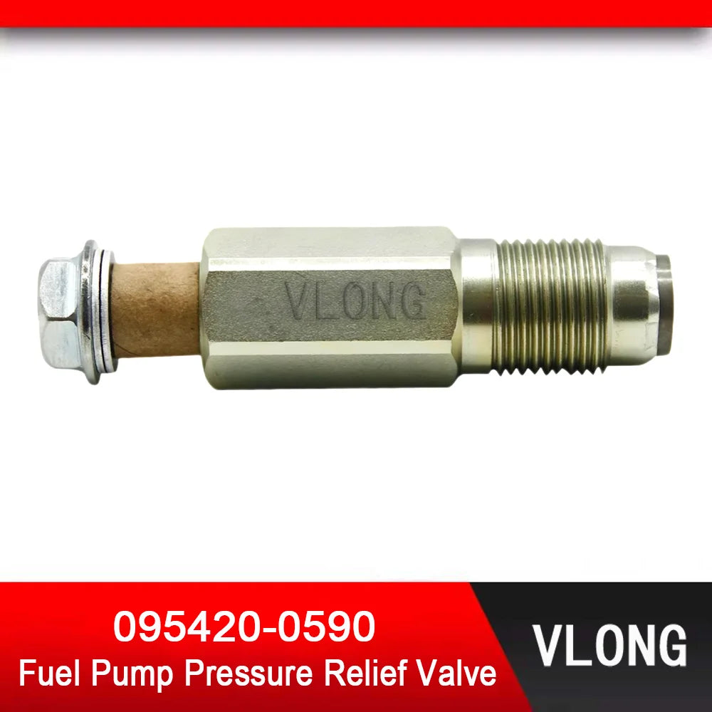 095420-0590 Original Common Rail Pump Relief Limiter Pressure Valve For Komatsu Excavator PC450-8 PC600-8 50946366 PLV4-HU-590