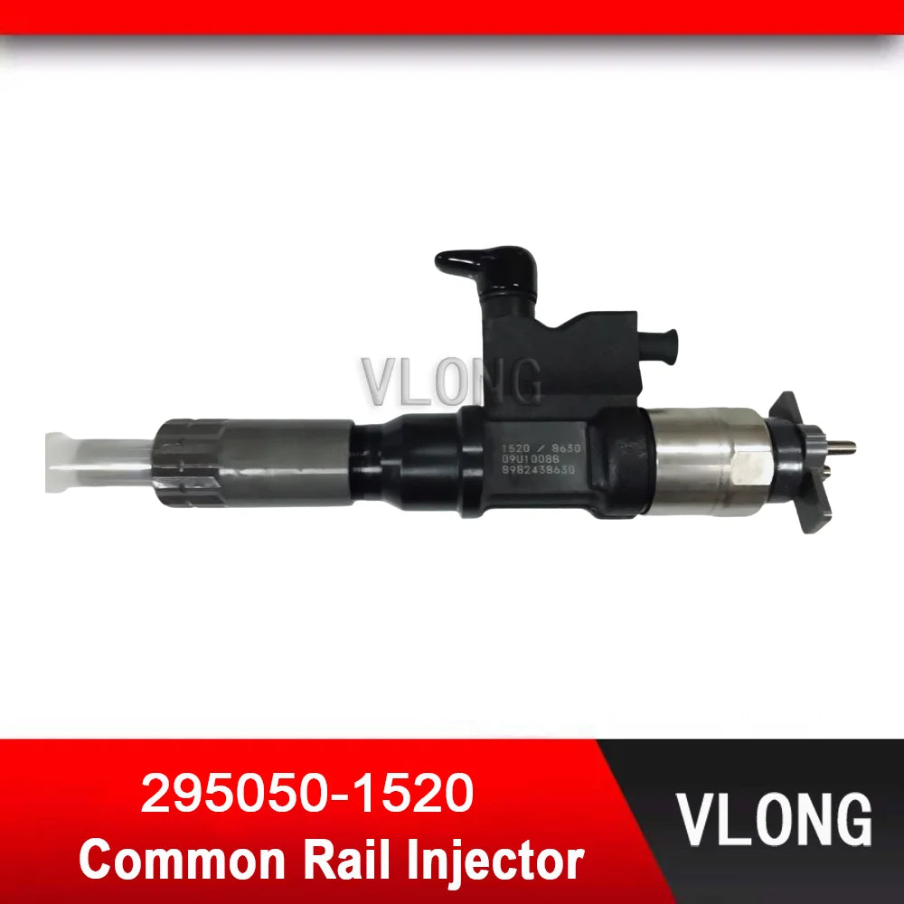 295050-1520 Common Rail Injector For Hitachi Sany Xugong Excavator ISUZU 4HK1 Diesel G3 Fuel Injector 8982438630 8-98243863-0