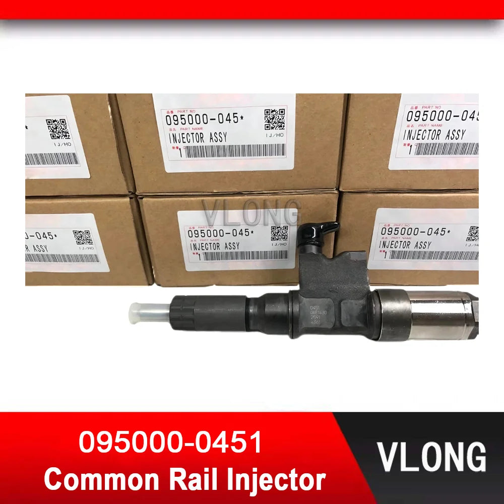 095000-0451 Heavy Machinery Common Rail Injector For ISUZU 6HK1 Fuel Injector 8-97602436-2 8-97601259-0 095000-0450 095000-0452