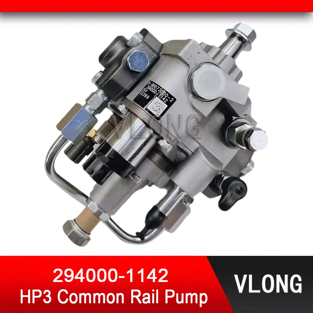 294000-1142 HP3 High Pressure Fuel Pump For SY135C Excavator ISUZU DMAX D-MAX 4JJ1 Diesel Engine Pump 8980770002 8-98077000-2