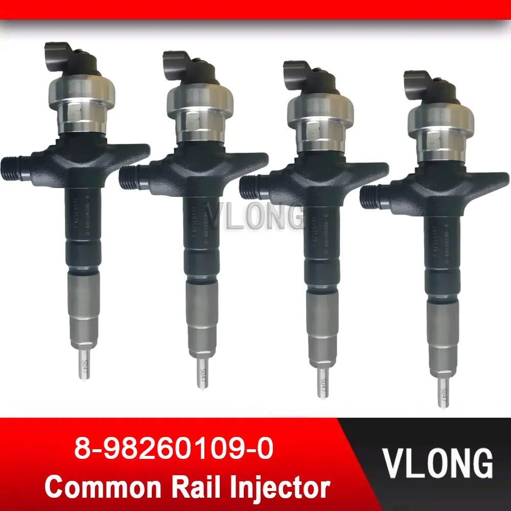 8-98260109-0 New Common Rail Diesel Injector For ISUZU D-Max 4JK1 2.5L Euro5 Fuel Injector 8-98159583-1 295050-1900 295050-0910