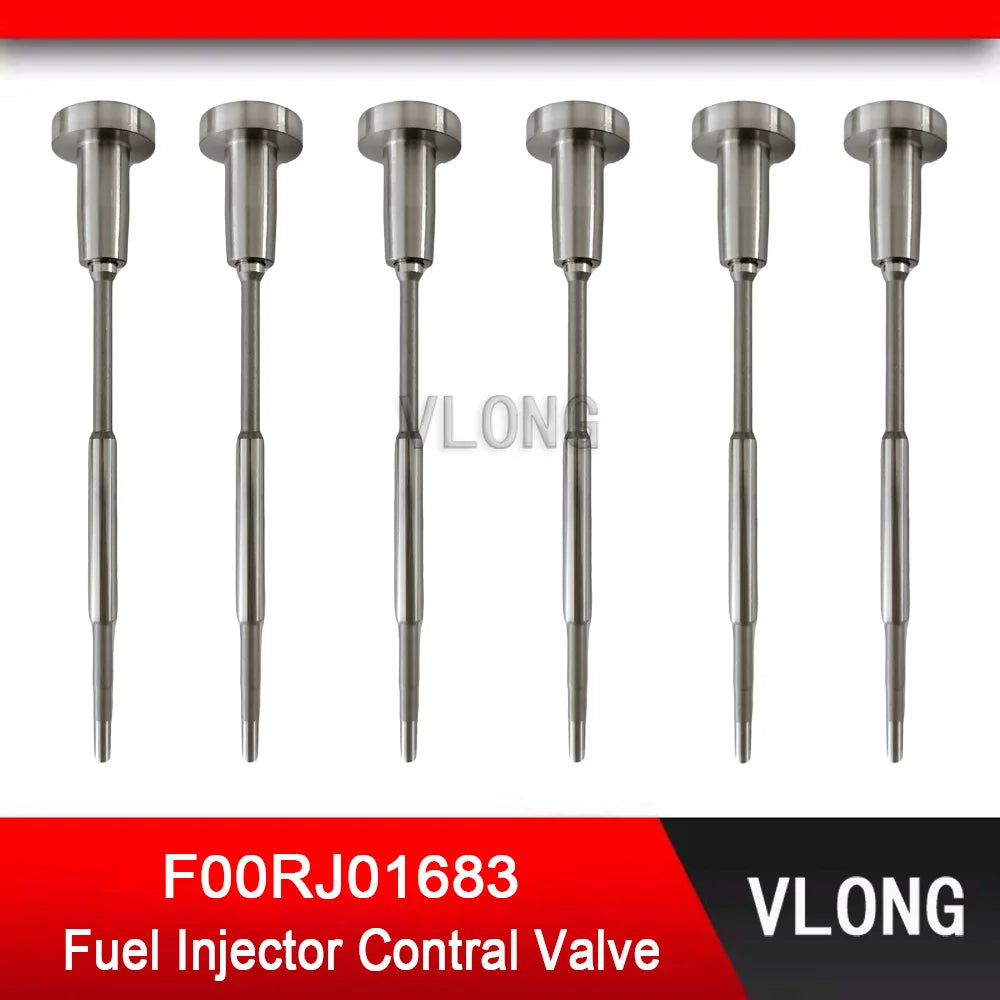 6PCS F00RJ01683 Common Rail Injector Control Valve For Doosan DX180 DL06 Excavator Diesel Fuel Injector 0445120268 0445120080