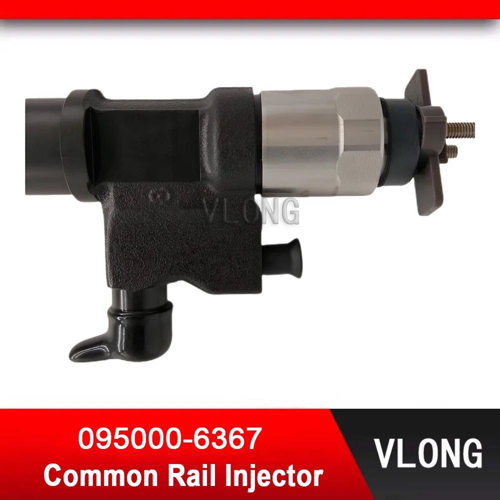 095000-6367 Fuel Injector For Excavator ZX450-3 ZX650-3 ZX200-3 ZX300-3 ISUZU 4HK1 6HK1 8-98160061-6 095000-6366 8-98160061-7