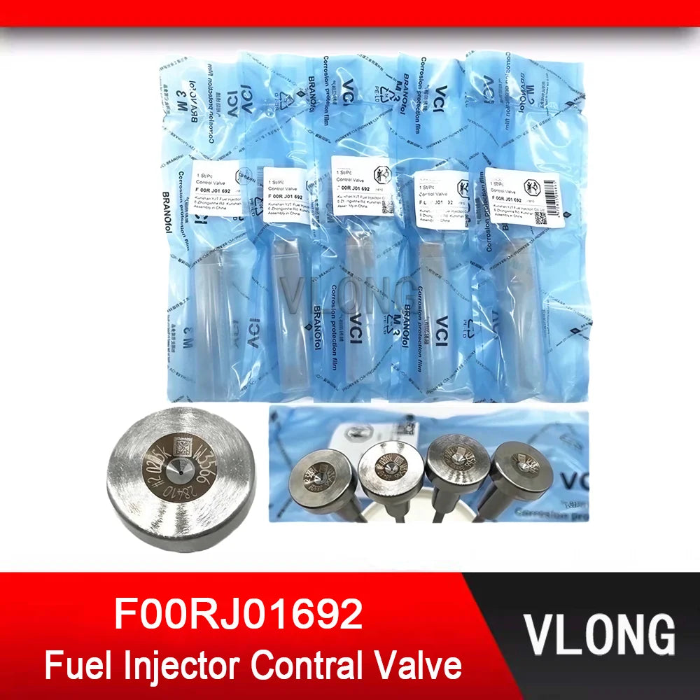 6PCS F00RJ01692 Common Rail Injector Control Valve For Weichai WP6 Fuel Injector 0445120 081/107/129/130/149/150/169/170/191