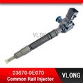 New 2GD Piezo Fuel Injector For Toyota Innova Fortuner Hilux Rev 2.4L 23670-08040 23670-09460 23670-19015 29570-1140 23670-0E070