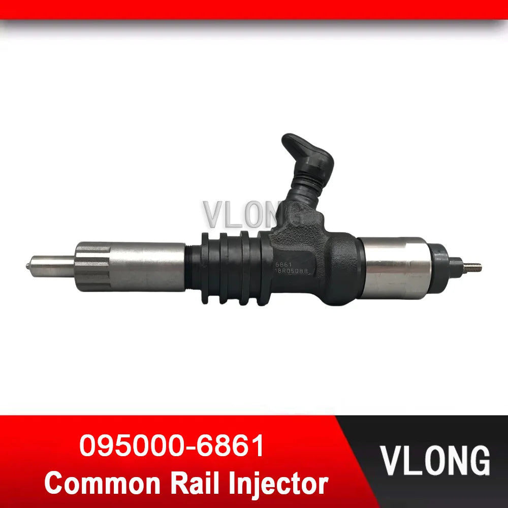 095000-6861 Common Rail Injector For Mitsubishi FUSO 6M60T FH/FK/FM Diesel Engine Fuel Injector ME304627 ME307086 095000-6860