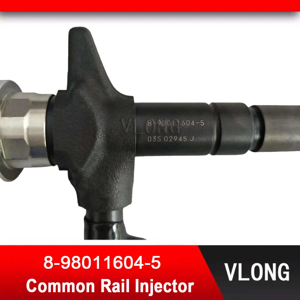 8-98011604-5 Common Rail Injector For ISUZU D-MAX Rodeo 4JJ1 3.0L Fuel Injector 8980116040 8980116045 095000-6980 8-98011604-0