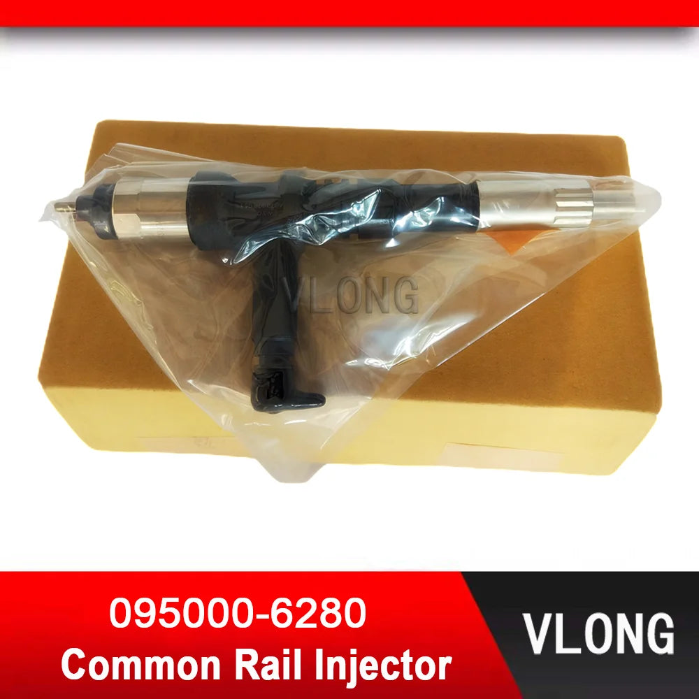 095000-6280 Common Rail Injector For Komatsu Excavator PC450-8 SAA6D170E-5 HD785-7 WA900-3 Engine Fuel Injector 6219-11-3100