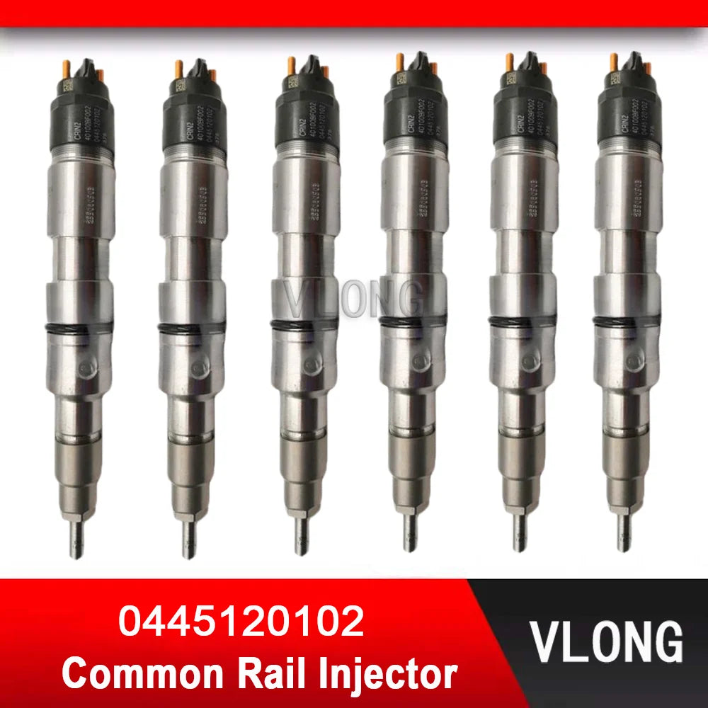0445120102 Durable New Common Rail Injector Assy For Dongfeng Shiyan Truck Spare Parts Diesel Engine Fuel Injector 0 445 120 102