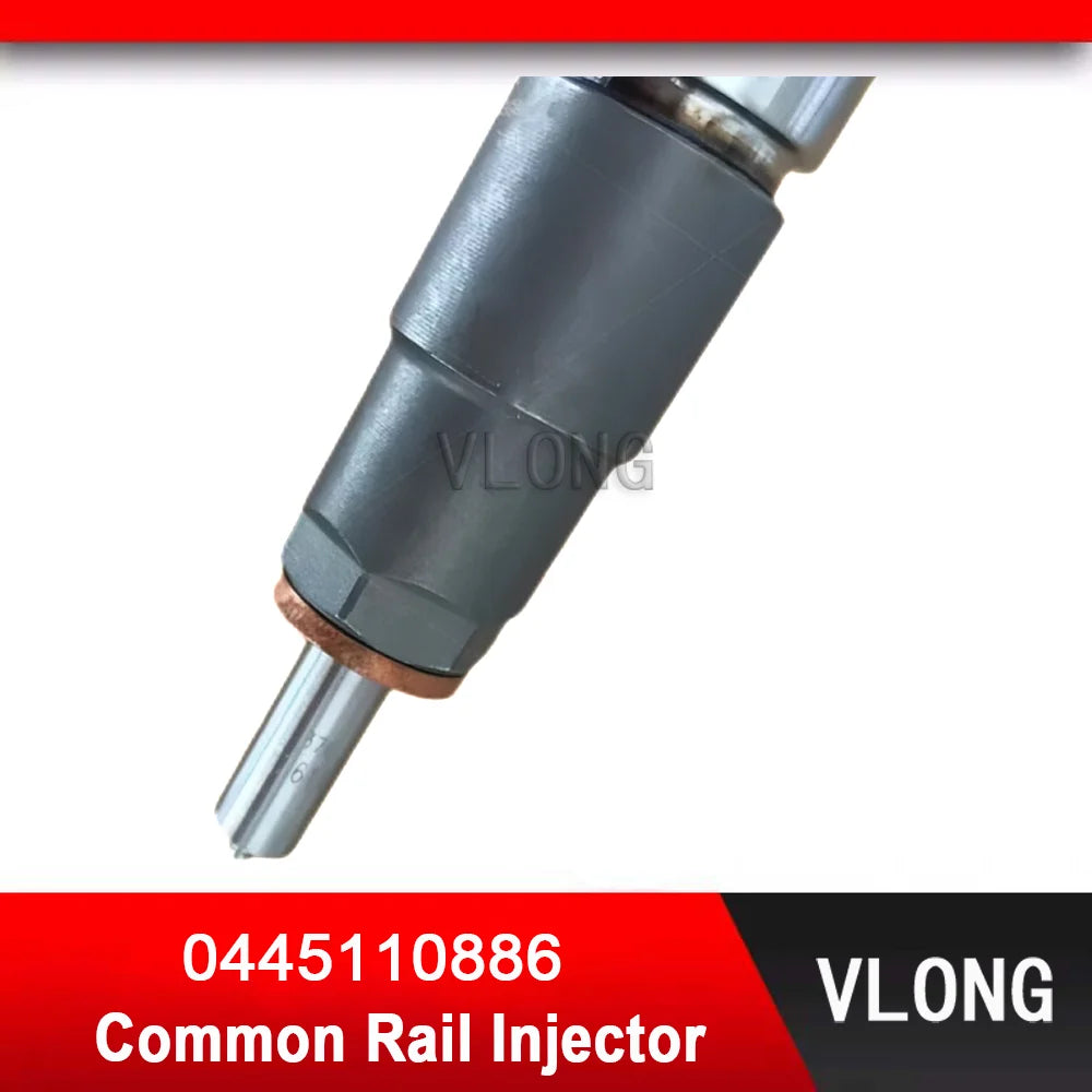 0445110886 Genuine New Common Rail Inyector Assy Diesel Engine Spare Parts Fuel Injector Assembly 0 445 110 886 For JAC Truck
