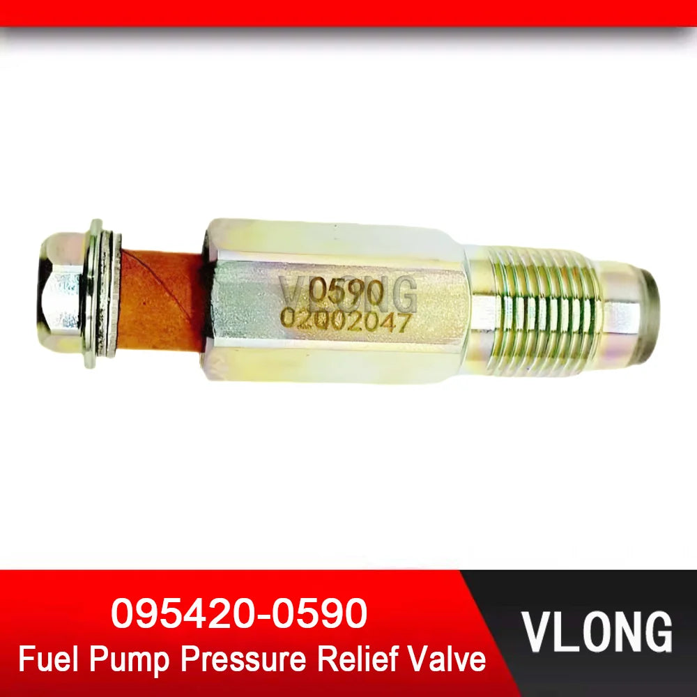 095420-0590 Original Common Rail Pump Relief Limiter Pressure Valve For Komatsu Excavator PC450-8 PC600-8 50946366 PLV4-HU-590