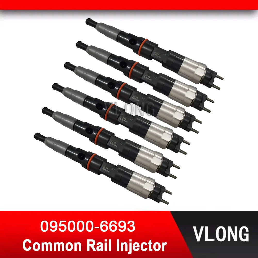 095000-6693 New Common Rail Injector For Bus FAW Xichai CA6DL 4DL Diesel Engine G2 Fuel Injector 0950006693 1112010A624-0000