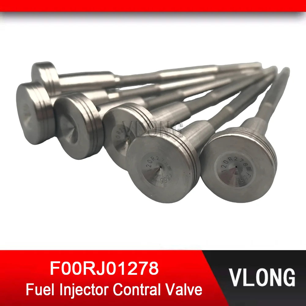 6PCS New F00RJ01278 Fuel Injector Control Valve For 0445120054 0445120057 0445120075 0445120346 0445120351 0445120409 Injector