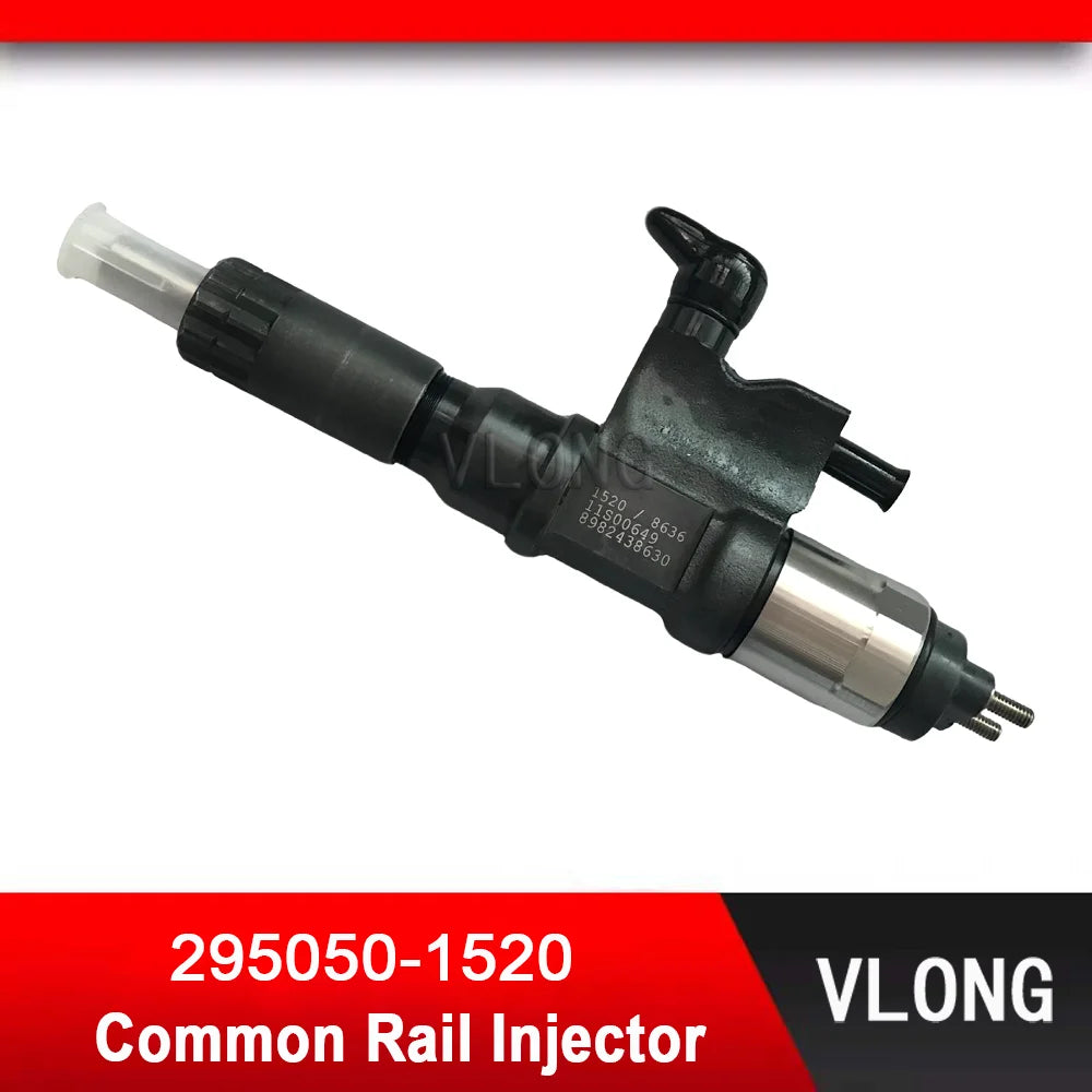295050-1520 Common Rail Injector For Hitachi Sany Xugong Excavator ISUZU 4HK1 Diesel G3 Fuel Injector 8982438630 8-98243863-0