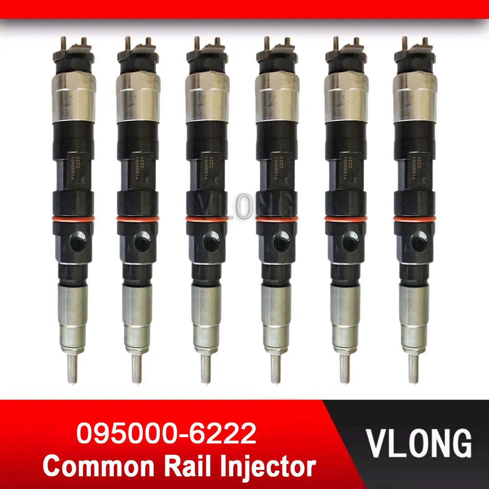Common Rail Injector For FAW Jiefang Heavy Truck Xichai CA6DL 4DL Diesel Engine Fuel Injector 1112010-48D 0950006222