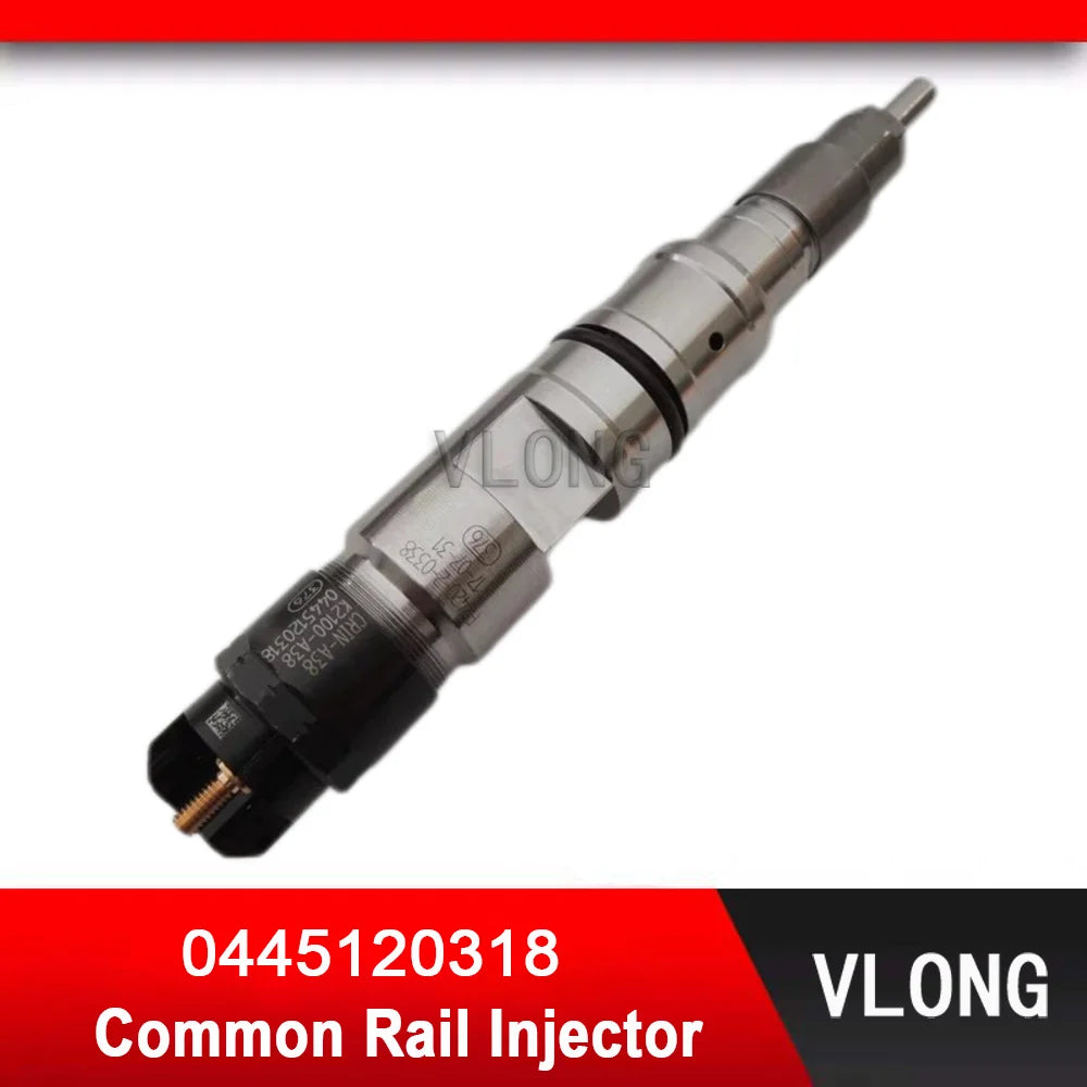 0445120318 Diesel Engine Common Rail Fuel Injector 0 445 120 318 K2100-1112100-A38 K21001112100A38 For YUCHAI YC6MK YC6K EUR4