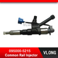 095000-5215 New Fuel Injector For Kobelco SK450-8 SK480-8 HINO P11C Diesel Engine Common Rail Injector 095000-5214 23670-E0351