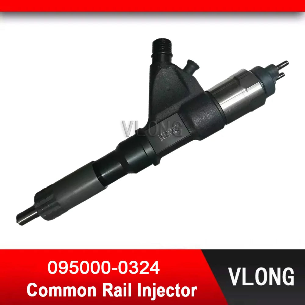 095000-0324 Heavy Truck EFI Common Rail Injector For ISUZU 4HK1 6HK1 Diesel Fuel Injector 095000-0321 095000-0322 095000-0323