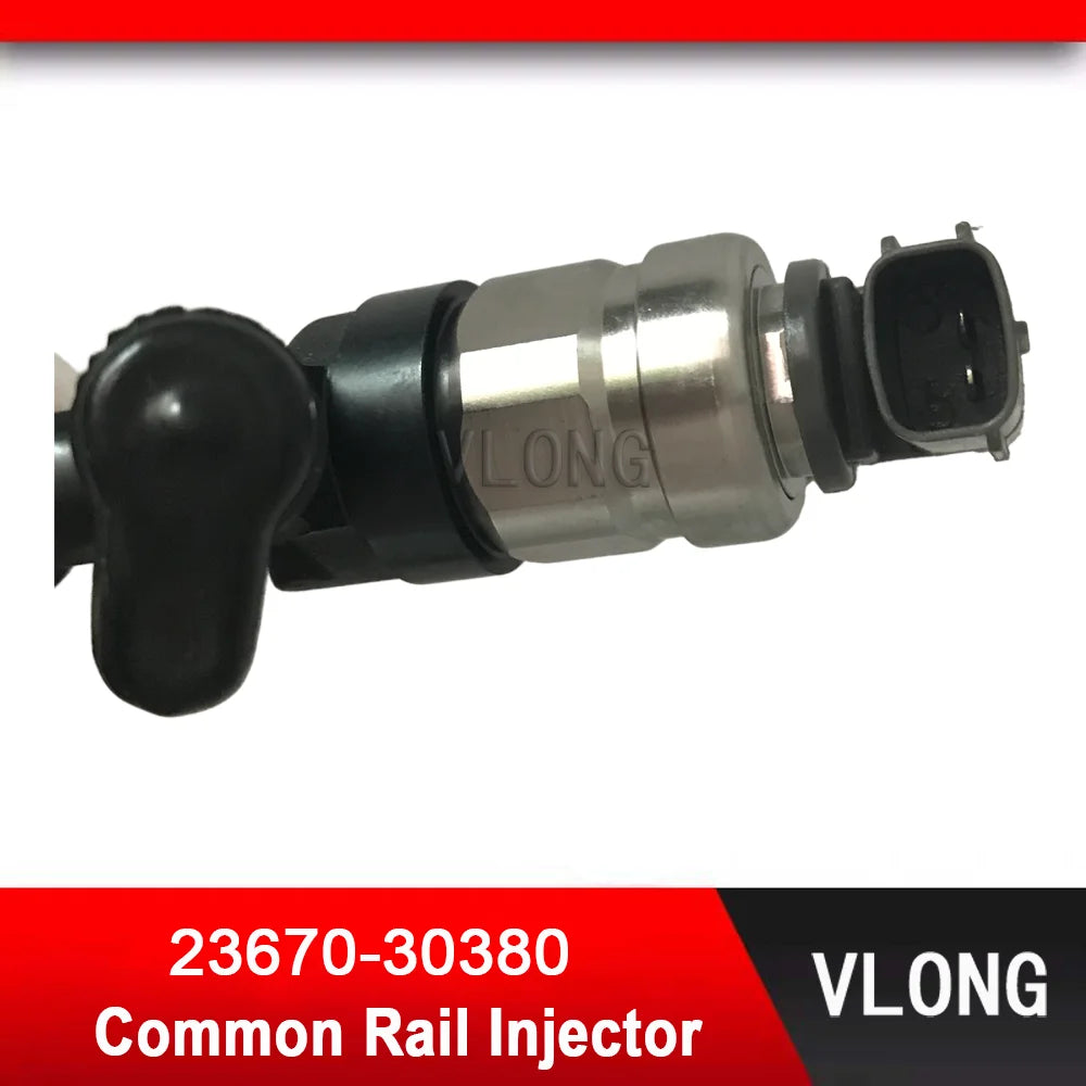 23670-30380 Diesel Fuel Injector For Toyota Dyna Hilux 1KD 2KD Engine Common Rail Injector 23670-30190 23670-39385 295050-0080