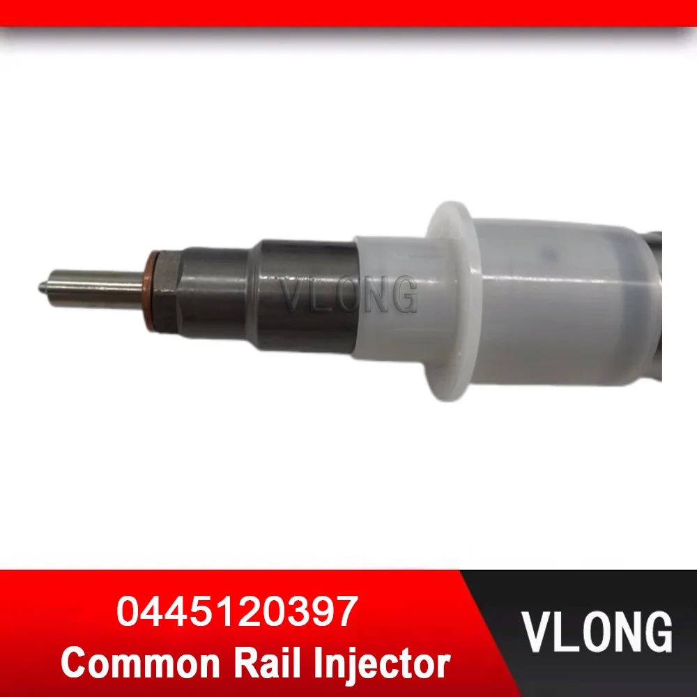 0445120397 New Diesel Fuel Injector 0445120277 Common Rail Injector for FAW J5 J6 CA6DM2 Engine 1112010-M10-0000 1112010M100000