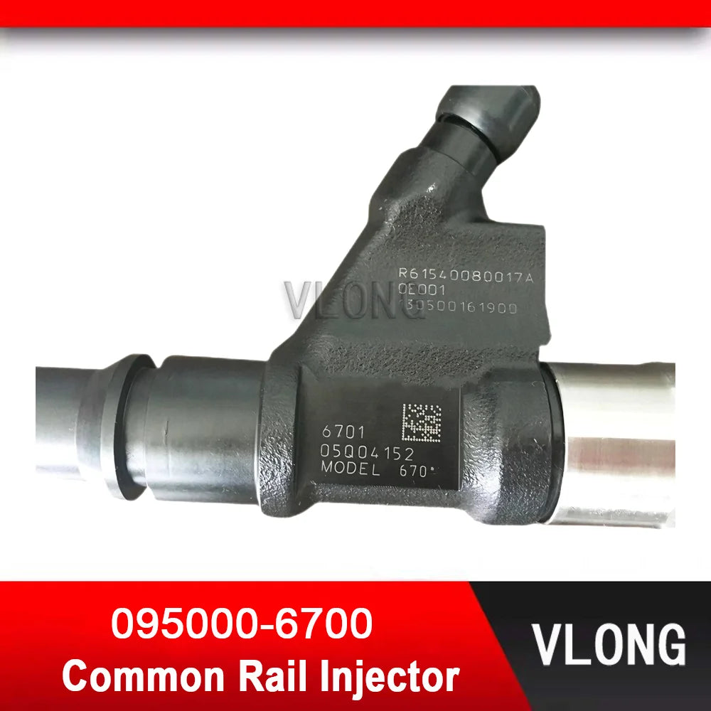 095000-6701 Heavy Truck Common Rail Injector Diesel Injector For SINOTRUK HOWO A7 WD615 VG61540080017A R61540080017A 095000-6700