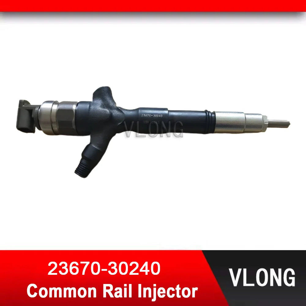 23670-30240 New Pickup Diesel Fuel Injector Assy For Toyota Hilux Hiace Vigo 2.5L EURO4 Engine Common Rail Injector 095000-7380