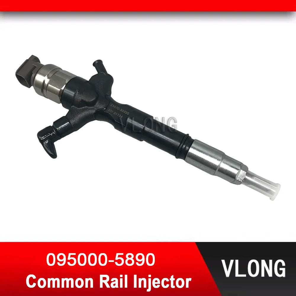 095000-5890 New Diesel Fuel Injector For Toyota Land Cruiser Prado 3.0D 1KD 2KD 1KD-FTV Engine Common Rail Injector 23670-39135