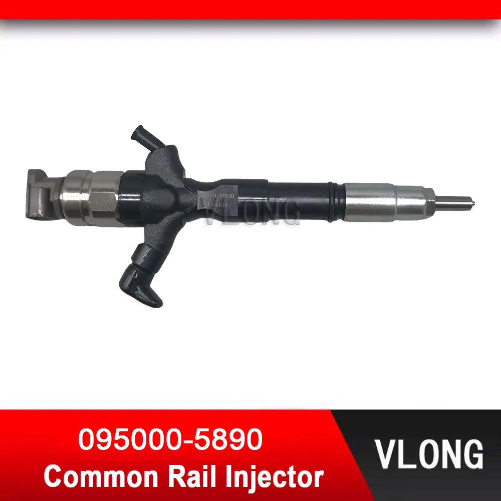 095000-5890 New Diesel Fuel Injector For Toyota Land Cruiser Prado 3.0D 1KD 2KD 1KD-FTV Engine Common Rail Injector 23670-39135