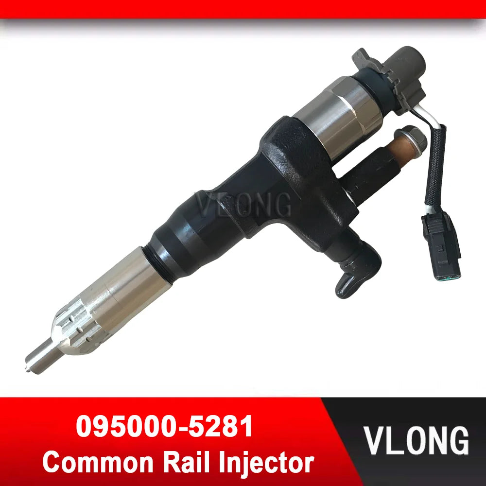 095000-5281 EFI Common Rail Injector For Kobelco Excavator Hino 500 Series Truck J08 Diesel Fuel Injector 23910-1360 23670-E0291