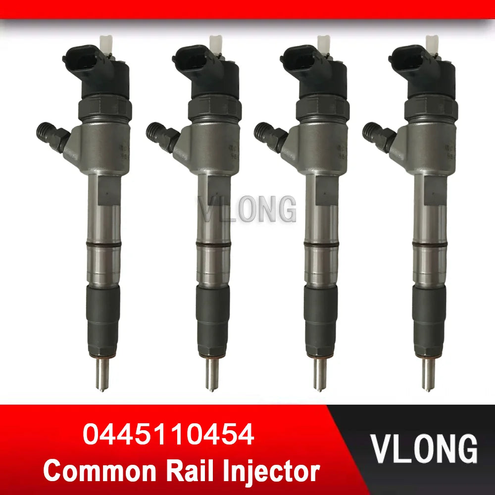 0445110454 New Diesel Common Rail Injector Assy 1112100ABA For JMC Transit S350 2.8L4JB1 EU4 1PCS Fuel Injector 0 445 110 454