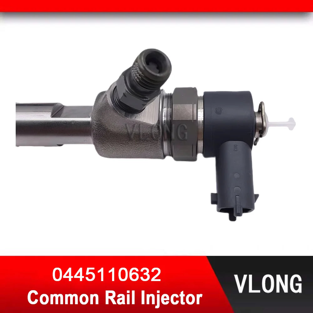 1PCS 0445110632 Genuine New Diesel Engine Common Rail Fuel Injector Assembly 0445110694 0445110633 For JIANGXI Wolf JE493L DCN4