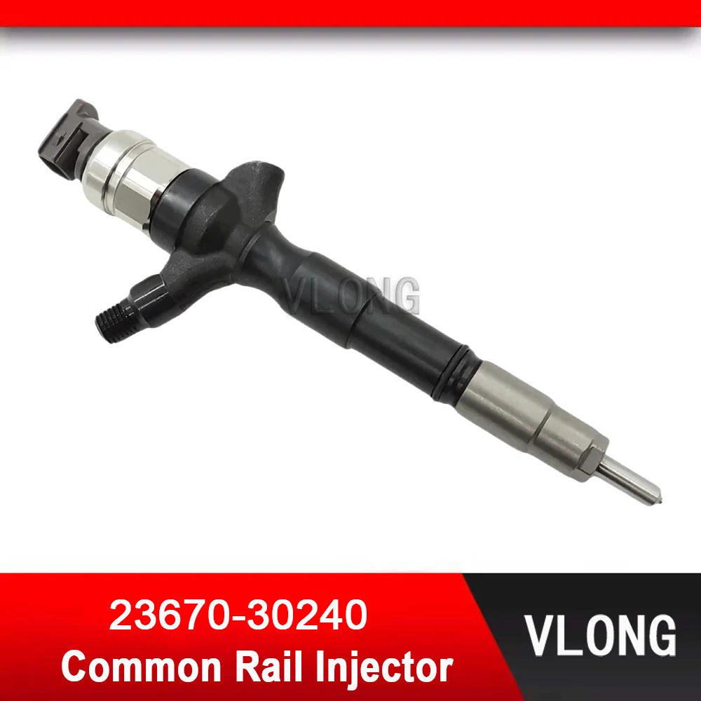 23670-30240 New Pickup Diesel Fuel Injector Assy For Toyota Hilux Hiace Vigo 2.5L EURO4 Engine Common Rail Injector 095000-7380