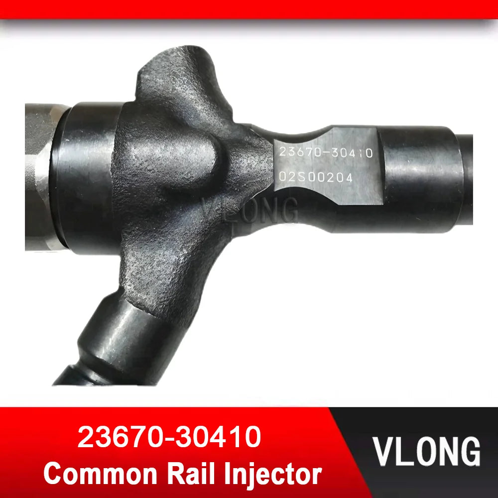 23670-30410 Diesel Fuel Injector For Toyota VIGO 2.5 VNT 2KD Hilux Hiac Common Rail Injector 295050-0200 295050-0210 23670-30400