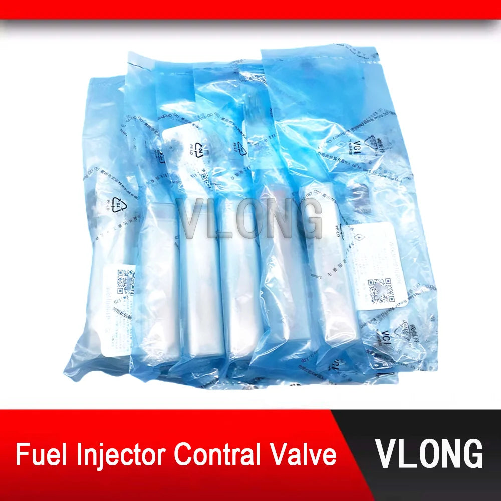 6PCS F00RJ02266 Common Rail Injector Control Valve For Kobelco SK130-8HDL SK140 SK125 Excavator Diesel Fuel Injector 0445120126