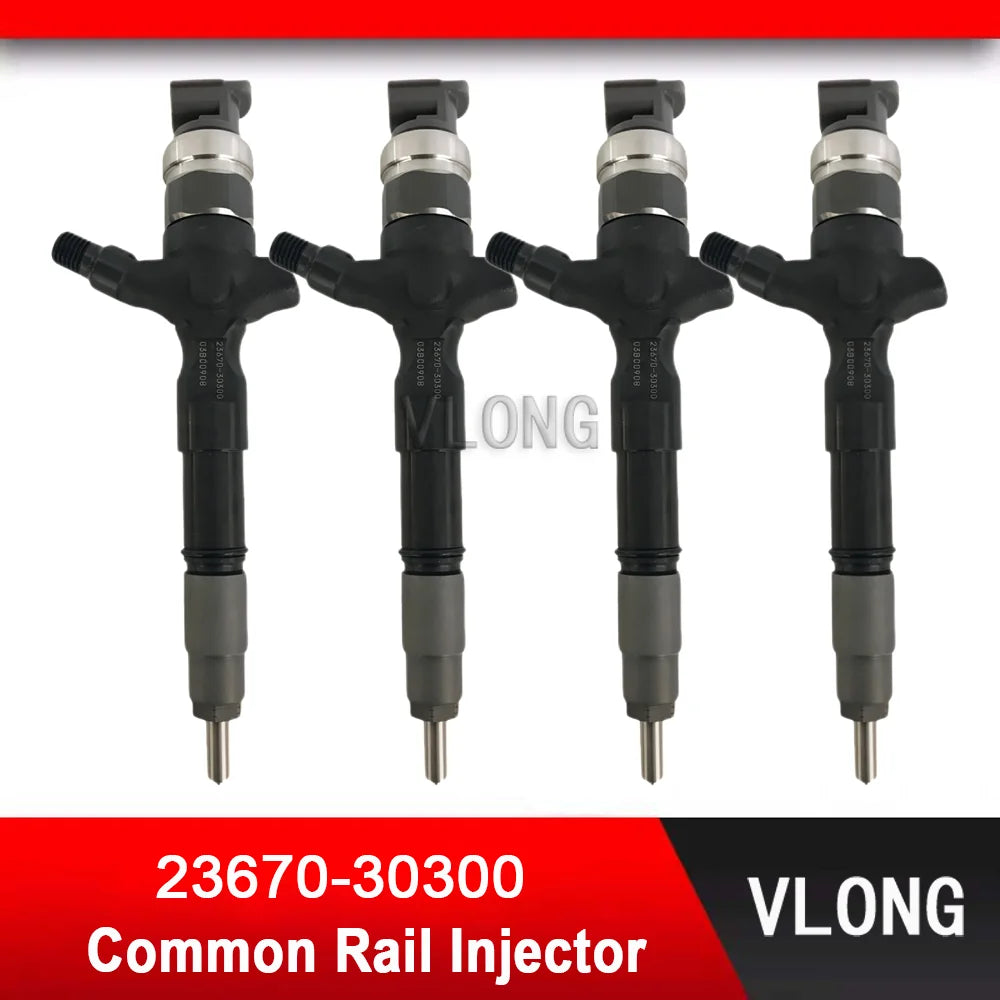 23670-30300 Diesel Fuel Injector For Toyota Hilux Hiace Vigo 1KD 2KD Common Rail Injector 23670-39276 23670-0L070 095000-7761