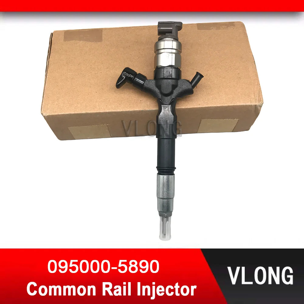 095000-5890 New Diesel Fuel Injector For Toyota Land Cruiser Prado 3.0D 1KD 2KD 1KD-FTV Engine Common Rail Injector 23670-39135