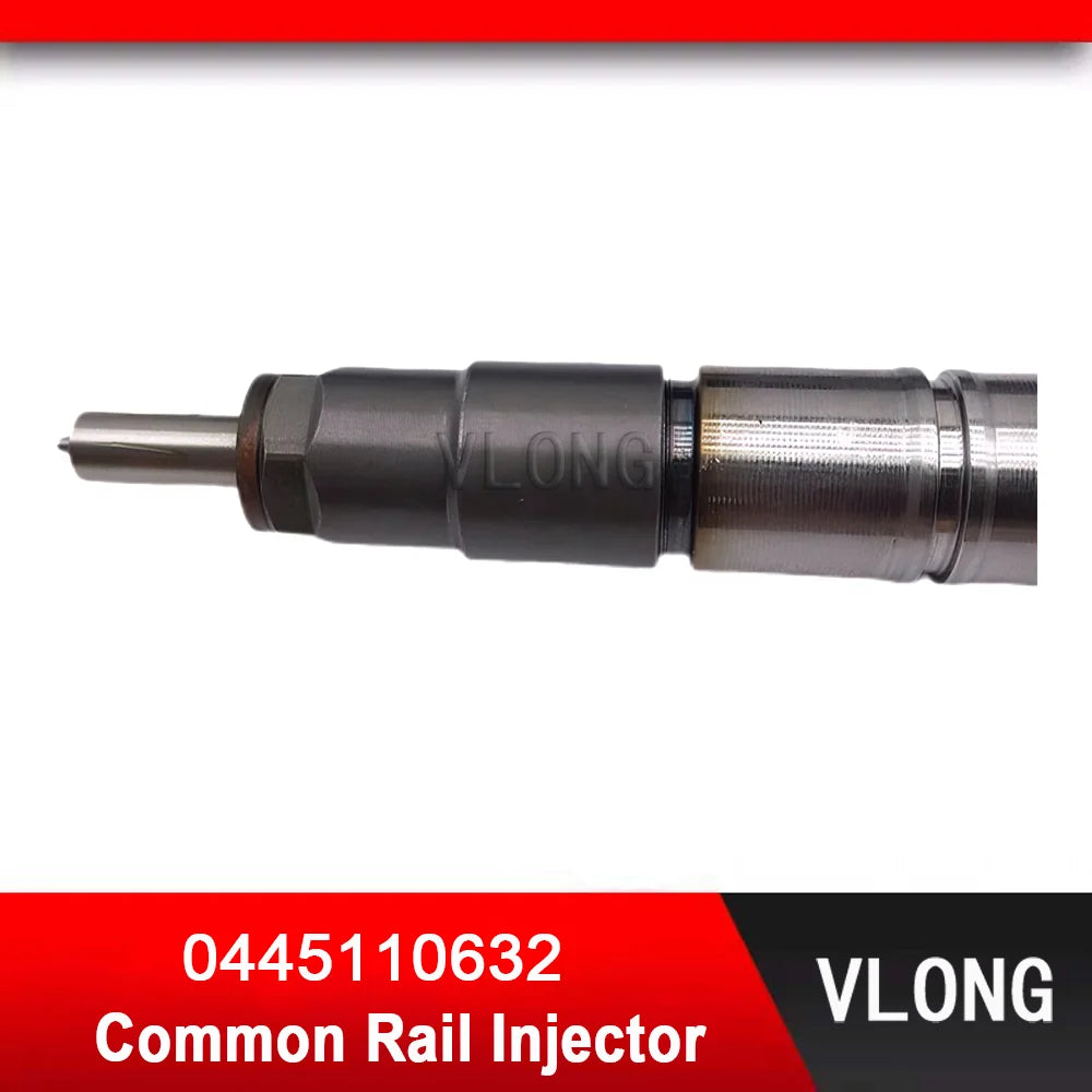 1PCS 0445110632 Genuine New Diesel Engine Common Rail Fuel Injector Assembly 0445110694 0445110633 For JIANGXI Wolf JE493L DCN4