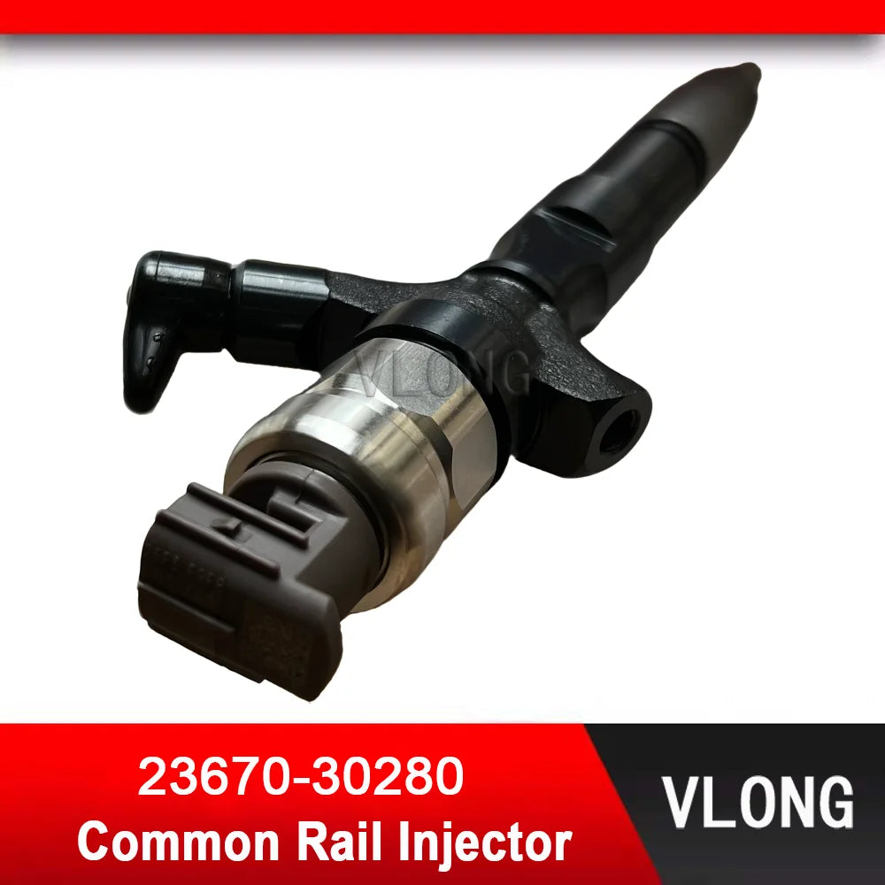 23670-30280 New Diesel Fuel Injector For Toyota Hiace Vigo Hilux 1KD 2KD FTV Engine Common Rail Injector 095000-6760 095000-7780