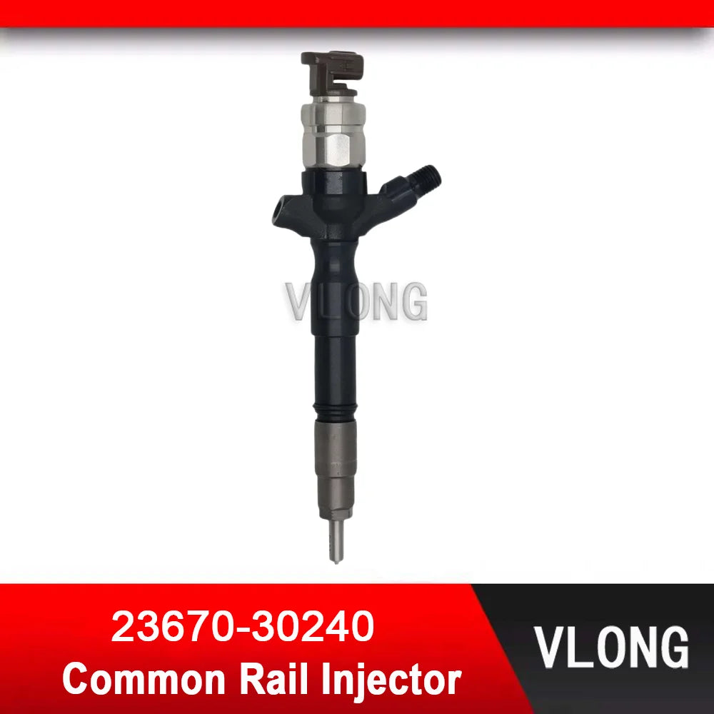 23670-30240 New Pickup Diesel Fuel Injector Assy For Toyota Hilux Hiace Vigo 2.5L EURO4 Engine Common Rail Injector 095000-7380